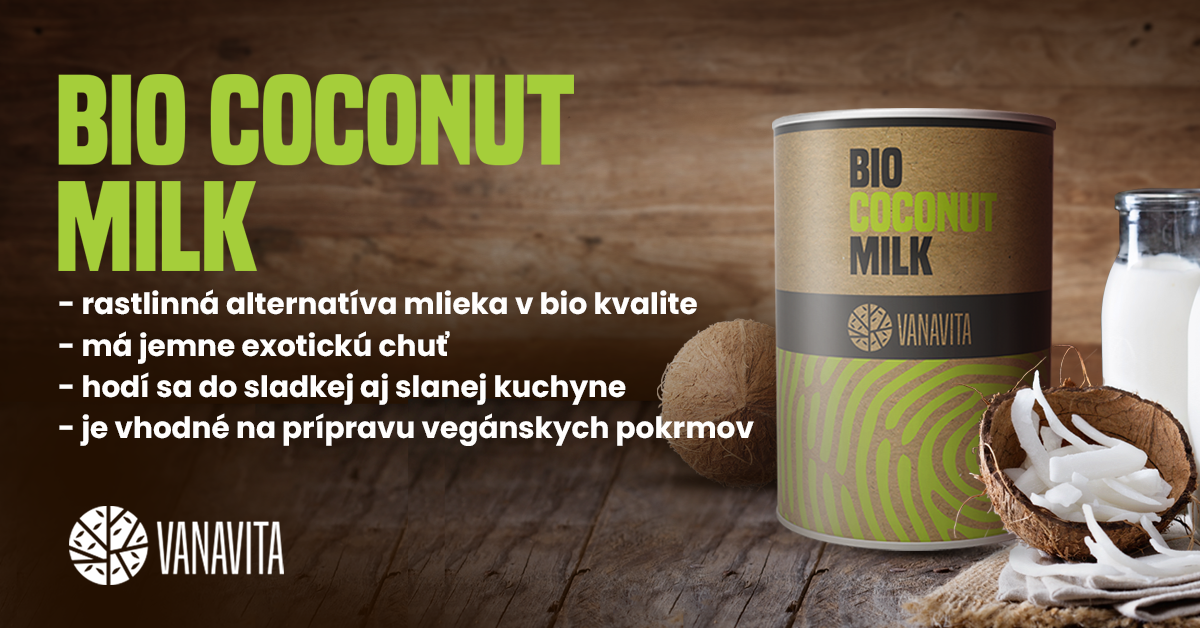 BIO Kokosové mlieko - VanaVita